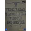 Military style T-shirt "Vegetarian" (VINTAGE)