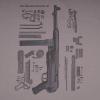 Футболка з малюнком "MP-40 SUBMACHINE GUN LEGEND", UA281-29891-IG-MP