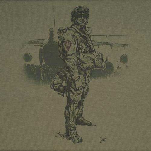 Футболка з малюнком "Paratrooper", UA281-29891-OD-PR
