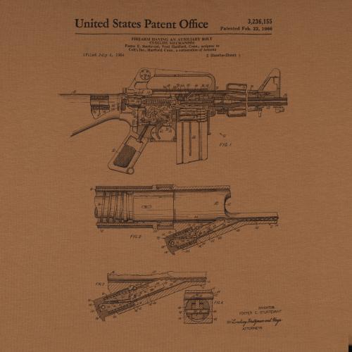 Футболка з малюнком "M16/AR15 Rifle Legend", UA281-29891-CB-M16
