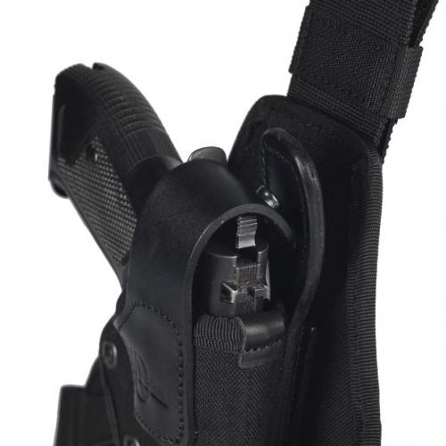 Synthetic molded tactical rotary holster on the platform