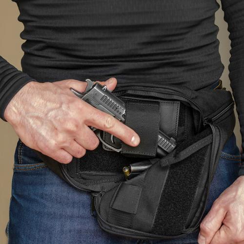 Bag synthetic belt with a holster (A03)