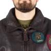 Куртка лётная кожанная Sturm Mil-Tec "Flight Jacket Top Gun Leather with Fur Collar"