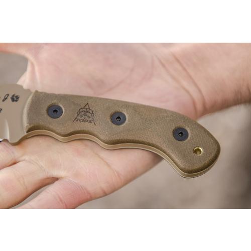 TOPS KNIVES Tom Brown Tracker 2 Coyote Tan