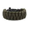 Survival Bracelet "Double Cobra", black and army green