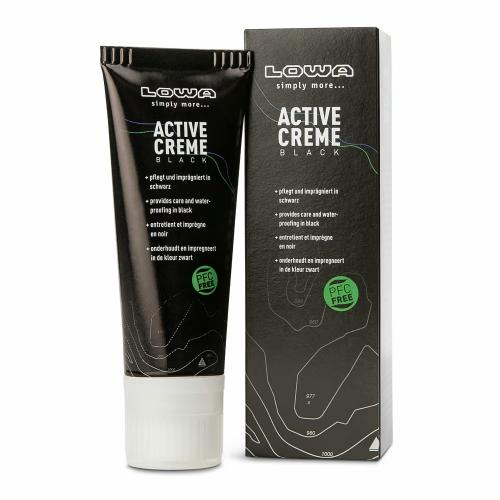 Крем для взуття "LOWA Active Cream 75 ml" (чорний), 830801/0999