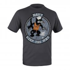Футболка з малюнком "CAT NAVY"