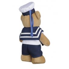 Военный сувенир "медвежонок плюшевый в костюме моряка" (20 см)