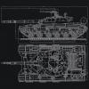 Футболка з малюнком "Armored Force", UA281-29891-BK-TN