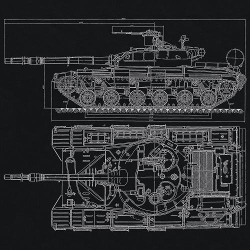 Футболка з малюнком "Armored Force", UA281-29891-BK-TN