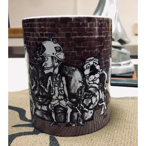 Ceramic mug "Couch Warriors"
