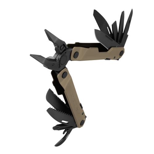 Мультиинструмент Leatherman® "Rebar® Coyote" (нейлоновый чехол, картонная коробка), 832406