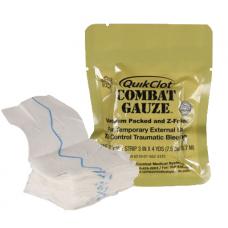 Кровоостанавливающий бинт Quikclot Combat Gauze - современный аналог Celox (Z-сложенное)