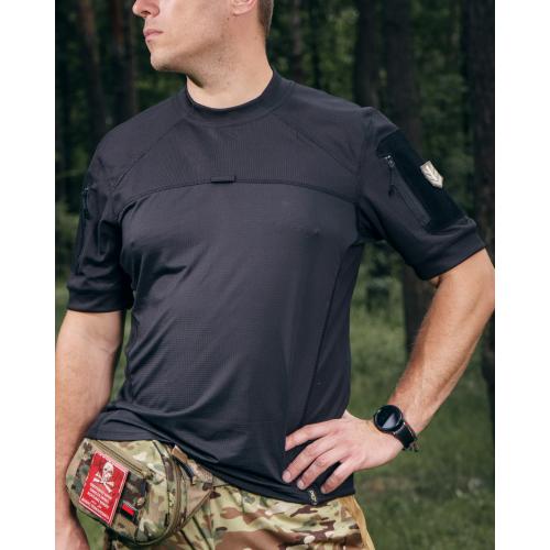 Футболка польова "LACERTA S/S", UA281-29854-SS-BK - Prof1group Футболка польова "LACERTA S/S", UA281-29854-SS-BK