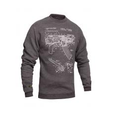 Свiтшот зимовий "WS- AK47" (Winter Sweatshirt AK-47 Rifle Legend) 