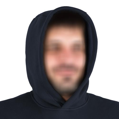 Demi-season hoodie "NAVY"