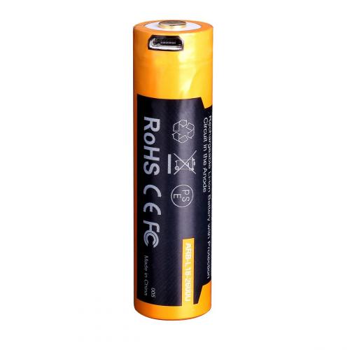 Акумулятор 18650 Fenix 2600mAh ARB-L18-2600U (Micro USB зарядка)