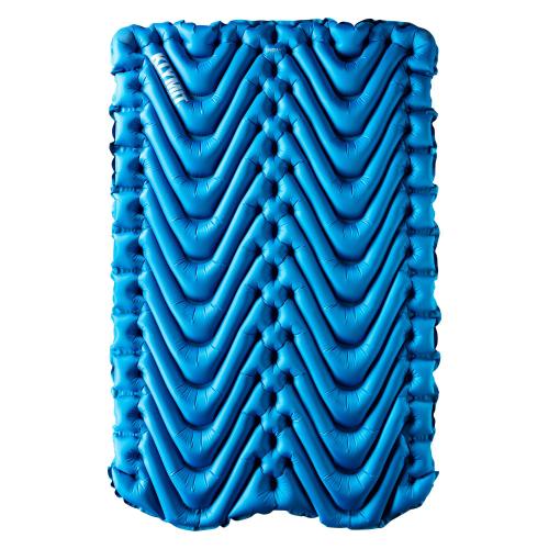 Спальний килимок подвійний (каремат) надувний "Klymit Double V Blue 2020"