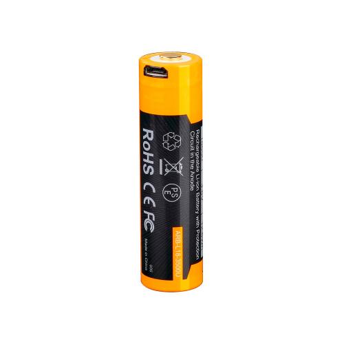 Акумулятор 18650 Fenix 3500mAh ARB-L18-3500U (Micro USB зарядка)