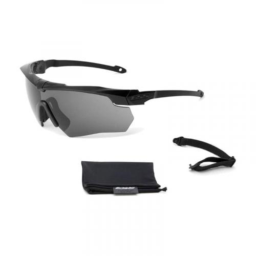 ESS Crossbow Suppressor Glasses One Black with Smoke Gray Lense