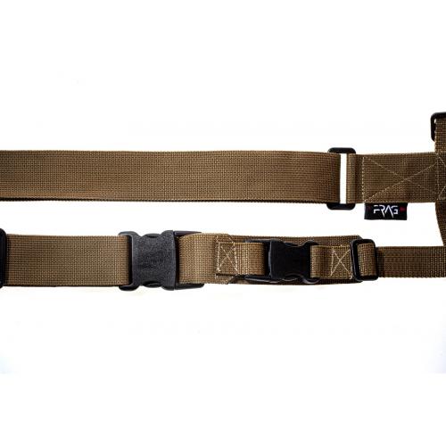 Tactical gun belt (three-point)