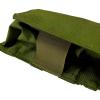 Closed pouch with flap for two magazines AK/M16 with Velcro