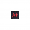 Embroidered patch blood type "A (II) Rh+"