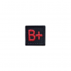 Embroidered patch blood type "B (III) Rh+"
