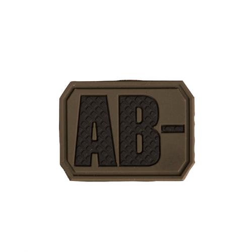 Нашивка на липучці Sturm Mil-Tec "Blood Type Patch AB Negative PVC 3D", 16831601