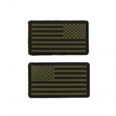Нашивка на липучке Sturm Mil-Tec "USA Flag Patch PVC" (2 шт)