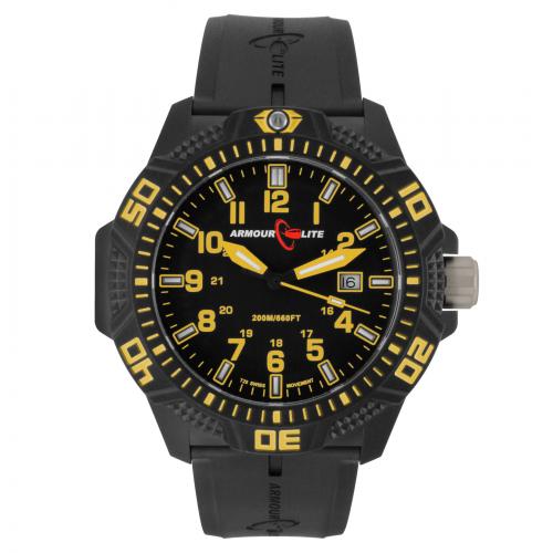 Годинник ArmourLite Caliber Yellow (ремінець з нітрилового каучука), AL614