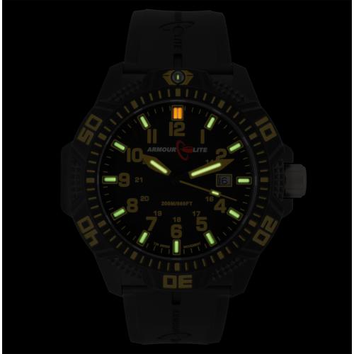 Годинник ArmourLite Caliber Yellow (ремінець з нітрилового каучука), AL614