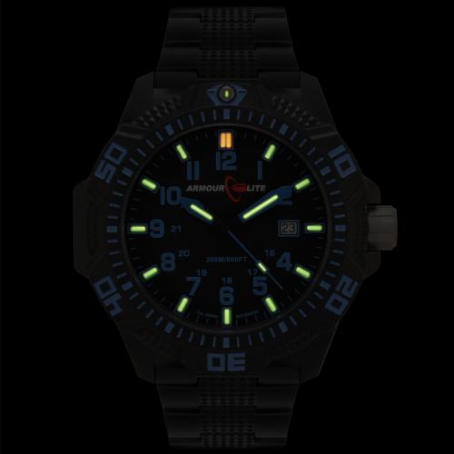 Годинник ArmourLite Caliber Blue (ремінець з нержавіючої сталі), AL621 - Prof1group Годинник ArmourLite Caliber Blue (ремінець з нержавіючої сталі), AL621