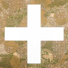 Магнитная наклейка "Крест ЗСУ"