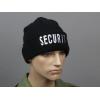 BLACK WATCH CAP W.EMBROIDERY ′SECURITY′