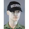 BLACK BASEBALL CAP W.EMBROID.′SECURITY′