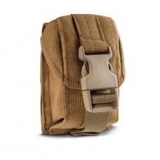 Closed pouch for a fragmentation grenade on Fastex