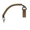 Pistol lanyard with carbine, coyote brown
