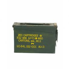 American box for cartridges 7.62 (Cal.30), used, origina