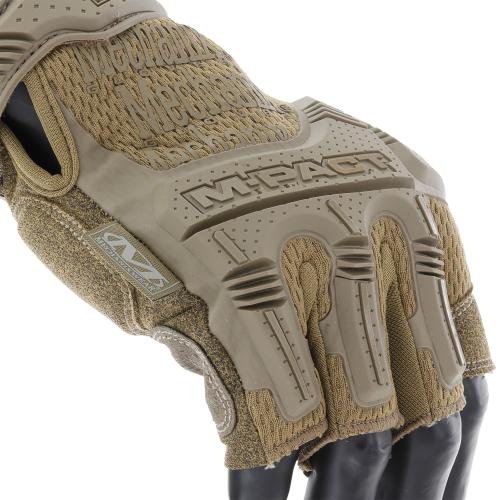 Mechanix "M-Pact® Fingerless Coyote Gloves"