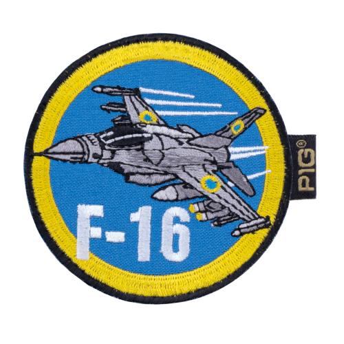 Нашивка на липучці "F-16"