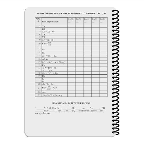 Блокнот всепогодний Ecopybook Tactical "Для розвідника ARTILLERY" (A5), ET-notebook-3