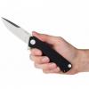 Нож складной ANV Knives "Z100" (Liner lock, G10 Black, Plain edge), ANVZ100-008