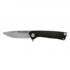 Folding knife ANV Knives "Z100" (Liner lock, GRN Black, Plain edge)