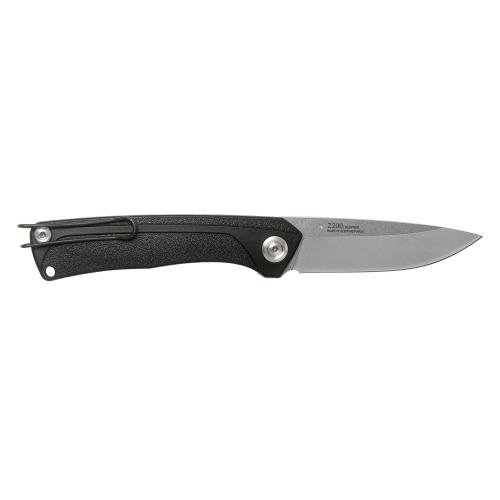 Folding knife ANV Knives "Z200" (Liner lock, GRN Black, Plain edge), ANVZ200-039