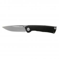 Folding knife ANV Knives "Z200" (Liner lock, GRN Black, Plain edge)