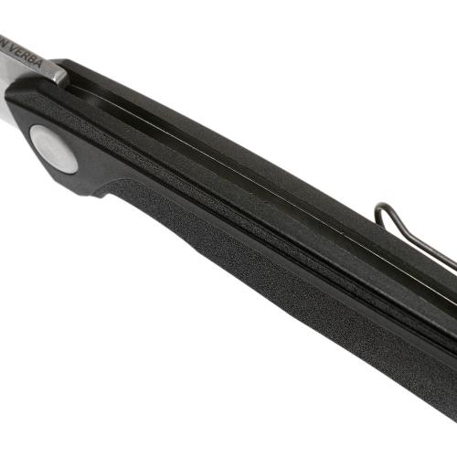 Folding knife ANV Knives "Z200" (Liner lock, GRN Black, Plain edge), ANVZ200-039