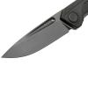 Folding knife ANV Knives "Z200" (DLC, Liner lock, GRN Black, Plain edge), ANVZ200-040