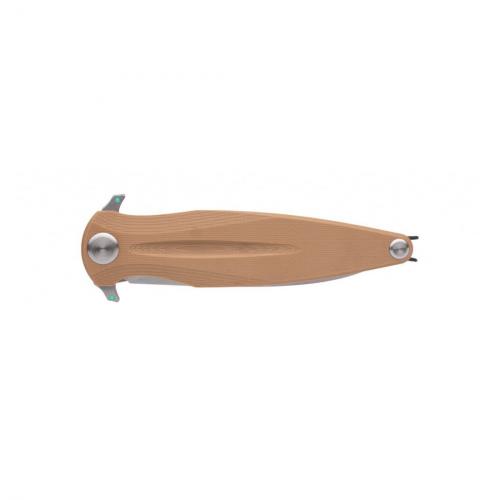 Folding knife ANV Knives "Z400" (Liner lock, G10 Coyote, Plain edge), ANVZ400-005
