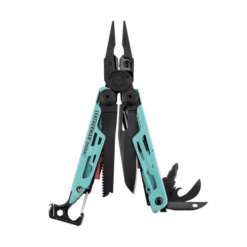 Мультиінструмент "Leatherman Signal Aqua" (нейлоновий чохол, картонна коробка), 832733 - Prof1group Мультиінструмент "Leatherman Signal Aqua" (нейлоновий чохол, картонна коробка), 832733